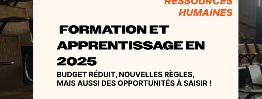 Formation et apprentissage en 2025