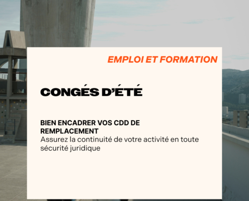Cadre légal du CDD